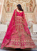 Beautiful Pink Designer Embroidery Bridal Lehenga Choli