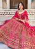 Beautiful Pink Designer Embroidery Bridal Lehenga Choli