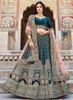 Beautiful Turquoise Designer Embroidery Bridal Lehenga Choli