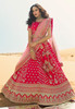 Beautiful Hot Pink Embroidered Wedding Lehenga Choli