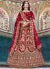Beautiful Bridal Red Designer Embroidery Bridal Lehenga Choli