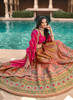 Beautiful Pink Multi Embroidery Wedding Lehenga Choli With Belt