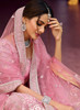 Beautiful Soft Pink Gotta Patti Embroidered Wedding Lehenga Choli