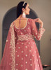 Beautiful Pink Sequence Embroidery Wedding Anarkali Suit