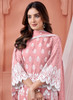 Beautiful Pink Phulkari Embroidery Pakistani Pant Suit