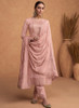 Beautiful Pink Kashida Embroidery Traditional Salwar Kameez