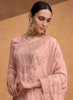 Beautiful Pink Kashida Embroidery Traditional Salwar Kameez