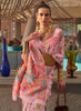 Beautiful Pale Pink Kashmiri Handloom Weaved Silk Saree