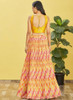 Beautiful Yellow Multi Embroidery Printed Lehenga Choli