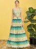 Beautiful Light Green Multi Embroidery Printed Lehenga Choli