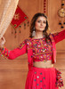 Beautiful Red Multi Kutchi Embroidered Rajwadi Chaniya Choli