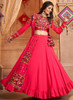 Beautiful Red Multi Kutchi Embroidered Rajwadi Chaniya Choli