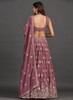 Beautiful Mauve Multi Embroidery Traditional Lehenga Choli