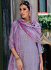 Beautiful Lavender Traditional Embroidery Wedding Gharara Style Suit