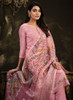 Beautiful Pink Multi Embroidery Traditional Silk Salwar Suit