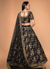 Beautiful Black Sequence Embroidery Festive Lehenga Choli