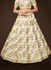 Beautiful White Sequence Embroidery Festive Lehenga Choli