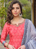 Beautiful Red And Blue Khatli Embroidered Traditional Anarkali Gown8