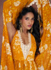 Beautiful Yellow Crochet Embroidery Flared Anarkali Suit12