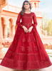 Beautiful Red Sequence Embroidery Festive Anarkali Suit72