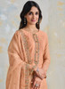 Beautiful Peach Multi Embroidered Wedding Palazzo Suit87