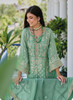 Beautiful Green Embroidery Traditional Pant Style Suit93