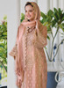 Beautiful Peach Embroidery Traditional Pant Style Suit94