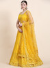 Beautiful Yellow Sequence Embroidery Designer Wedding Lehenga Choli22