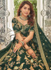 Beautiful Dark Green Embroidery Wedding Lehenga Choli32