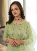 Beautiful Green Multi Embroidery Traditional Salwar Kameez161