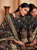 Beautiful Charcoal Black Printed Viscose Jacquard Salwar Kameez241