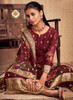 Beautiful Maroon Printed Viscose Jacquard Salwar Kameez245