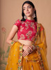 Beautiful Yellow Multi Embroidery Wedding Lehenga Choli263