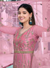 Beautiful Pink Multi Embroidery Designer Anarkali Suit321