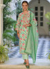 Beautiful Green Floral Gota Patti Embroidered Salwar Kameez325