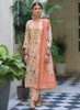 Beautiful Peach Floral Gota Patti Embroidered Salwar Kameez326
