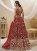 Beautiful Bridal Red Sequence Embroidery Wedding Lehenga Choli403