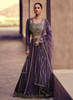 Beautiful Purple Golden Sequence Embroidery Traditional Lehenga Choli413