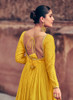 Beautiful Yellow Embroidery Anarkali Gown462