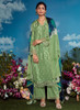 Beautiful Green Golden Embroidery Festive Salwar Kameez478