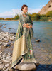 Beautiful Green Embroidery Banarasi Silk Saree501