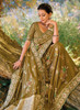 Beautiful Heena Green Embroidery Banarasi Silk Saree505