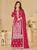 Beautiful Magenta Sequence Embroidery Traditional Palazzo Suit542