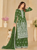 Beautiful Green Sequence Embroidery Traditional Palazzo Suit545