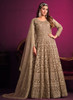 Beautiful Copper Brown Embroidery Festive Anarkali Suit573