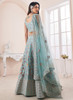Beautiful Blue Sequence Embroidery Wedding Lehenga Choli608