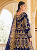 Beautiful Blue Traditional Embroidery Wedding Lehenga Choli672