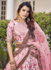 Beautiful Pink Multi Embroidery Festive Lehenga Choli724