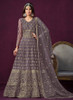 Beautiful Purple Sequence Embroidery Traditional Anarkali Suit741