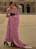 Beautiful Light Pink Brocade Weaved Handloom Silk Saree778